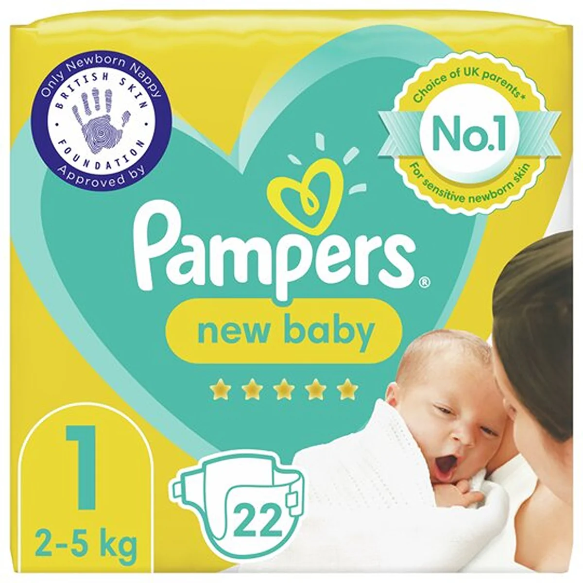 Newborn Size 0, 1 & 2 Nappies & Pants